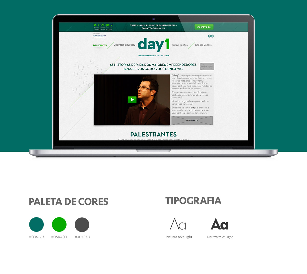 Detalhes do projeto Day 1