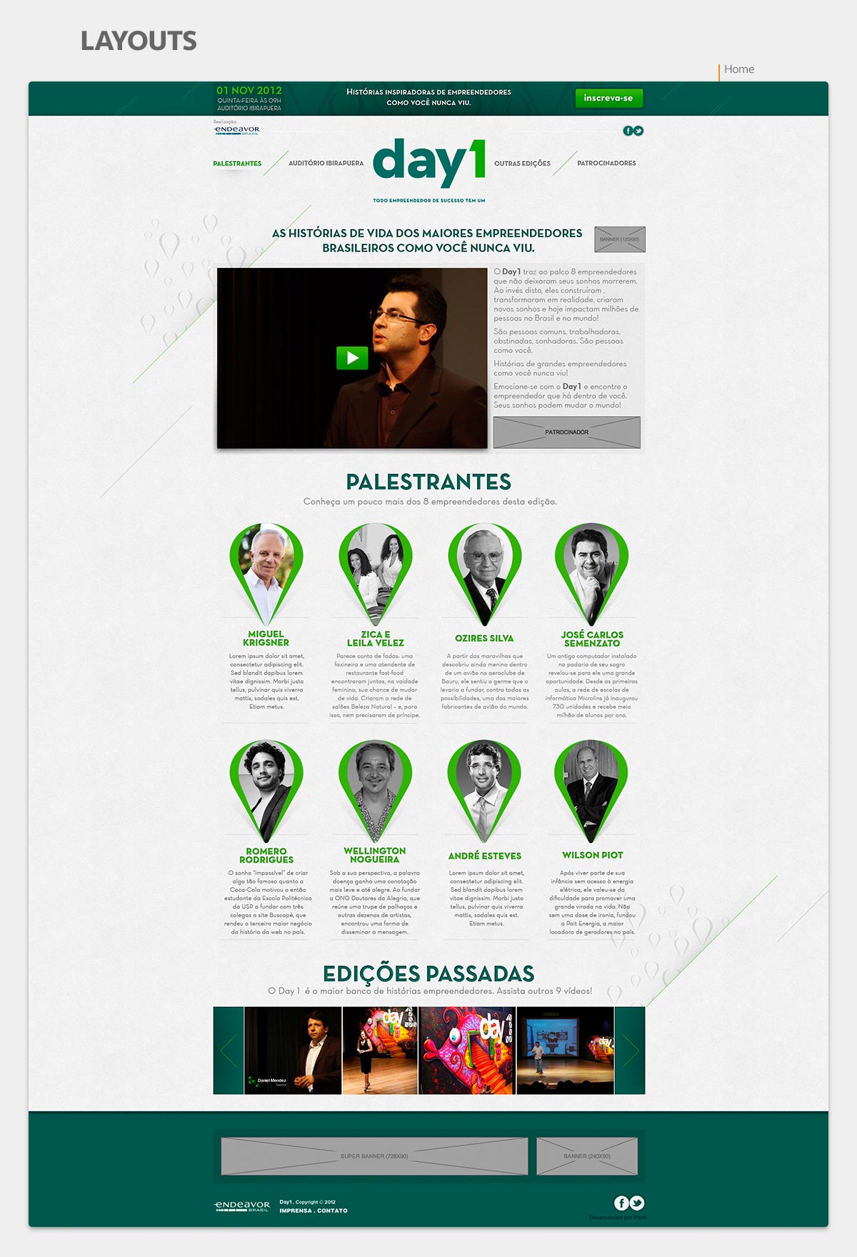 Layout da Home de Day1