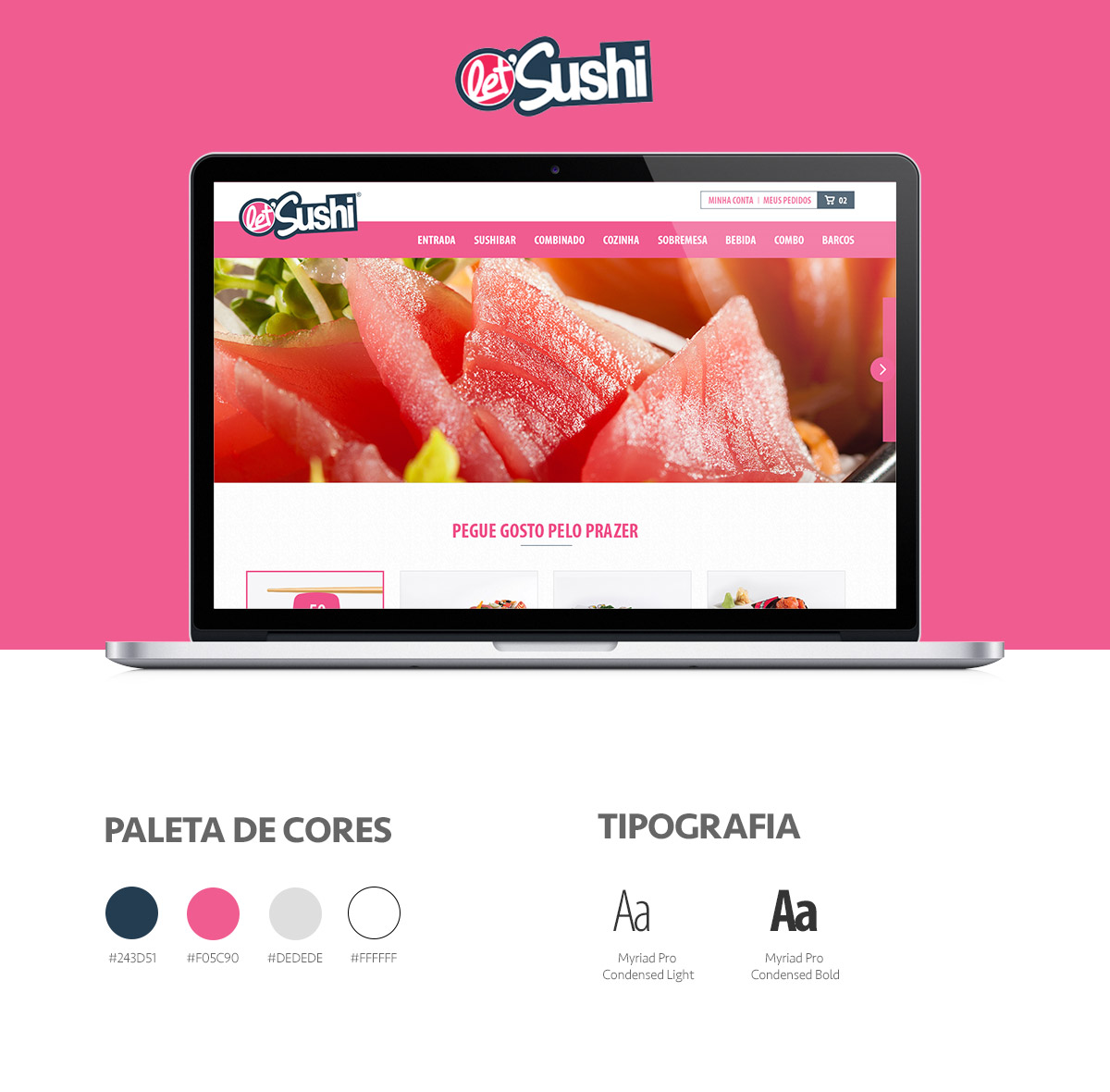 Detalhes do projeto Let'Sushi