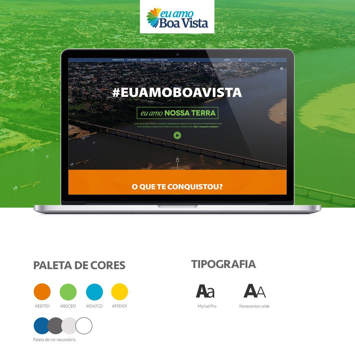 Detalhes do projeto Eu Amo Boa Vista