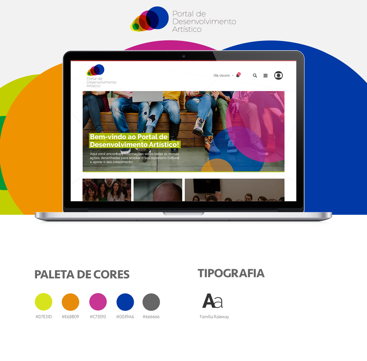 Detalhes do projeto Portal de Desenvolvimento Artísitico Globo