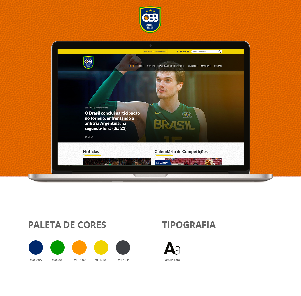 Detalhes do projeto Confederação Brasileira de Basquete - CBB